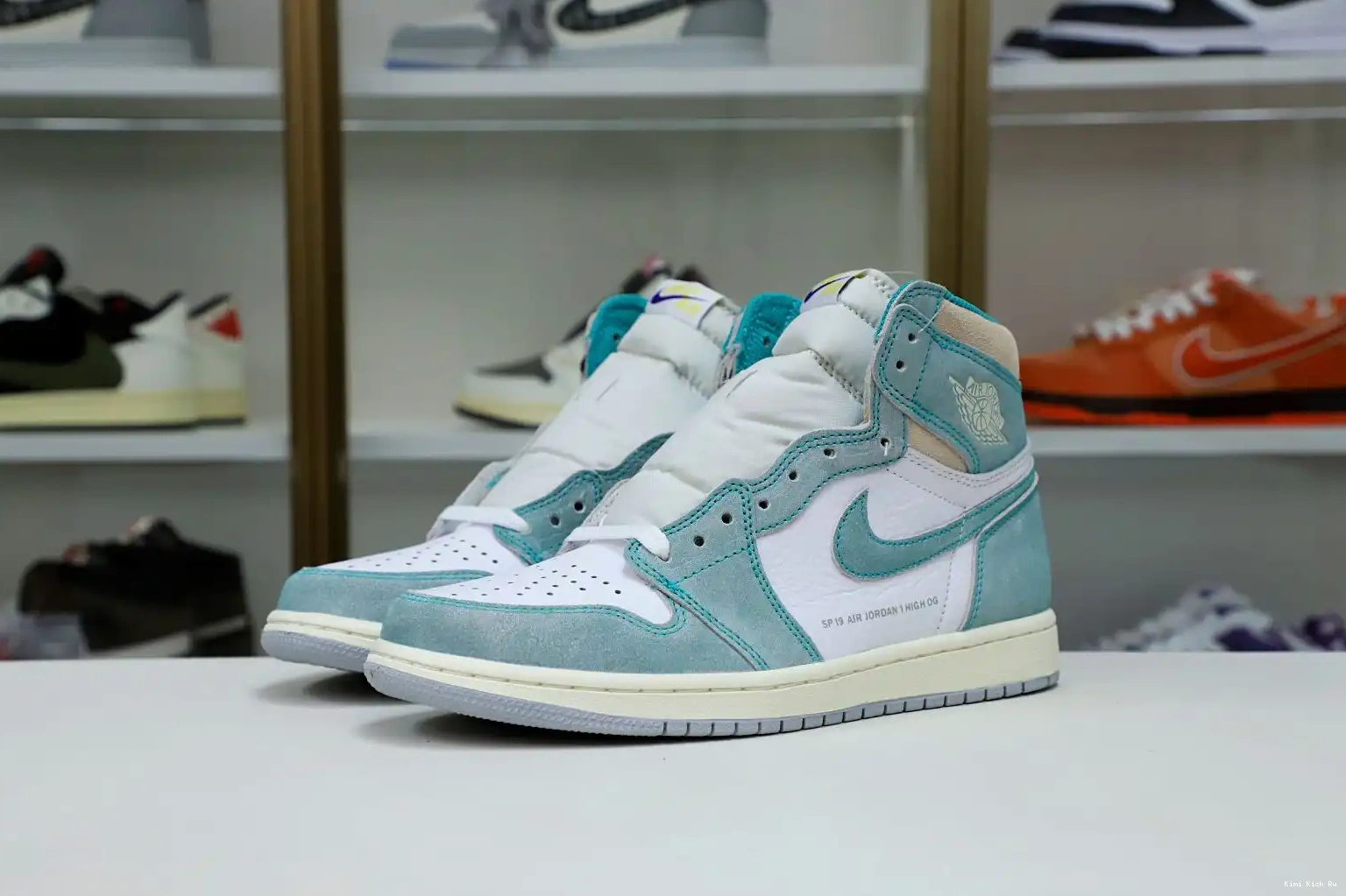 OG JORDAN 1 Kimikick 'TURBO HIGH GREEN' AIR RETRO 0810
